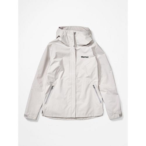 Marmot Rain Jacket White NZ - EVODry Bross Jackets Womens NZ7253490